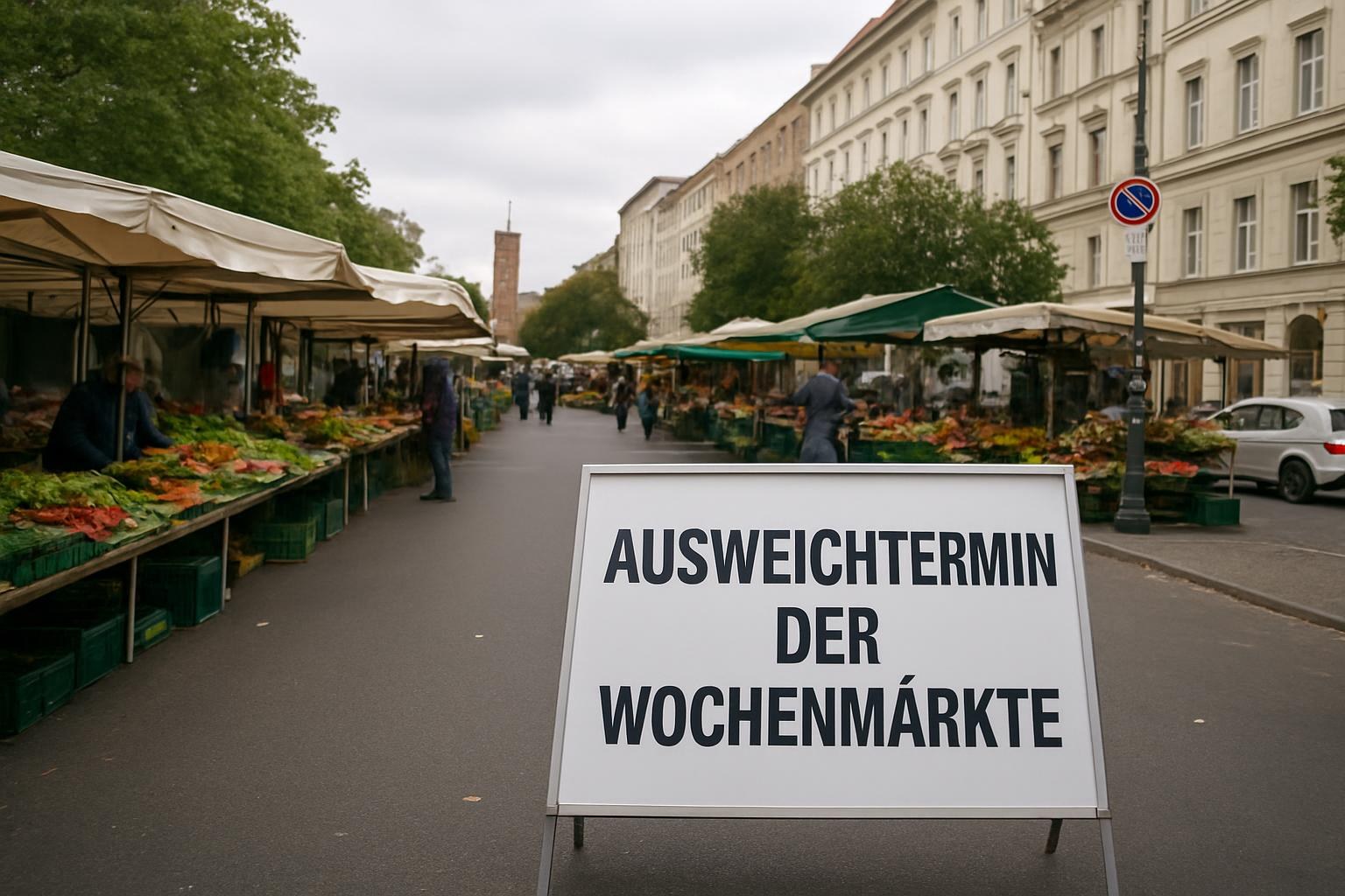 Ausweichtermin der Wochenmärkte zum Tag der Arbeit in Charlottenburg-Wilmersdorf - Charlottenburg-Wilmersdorf