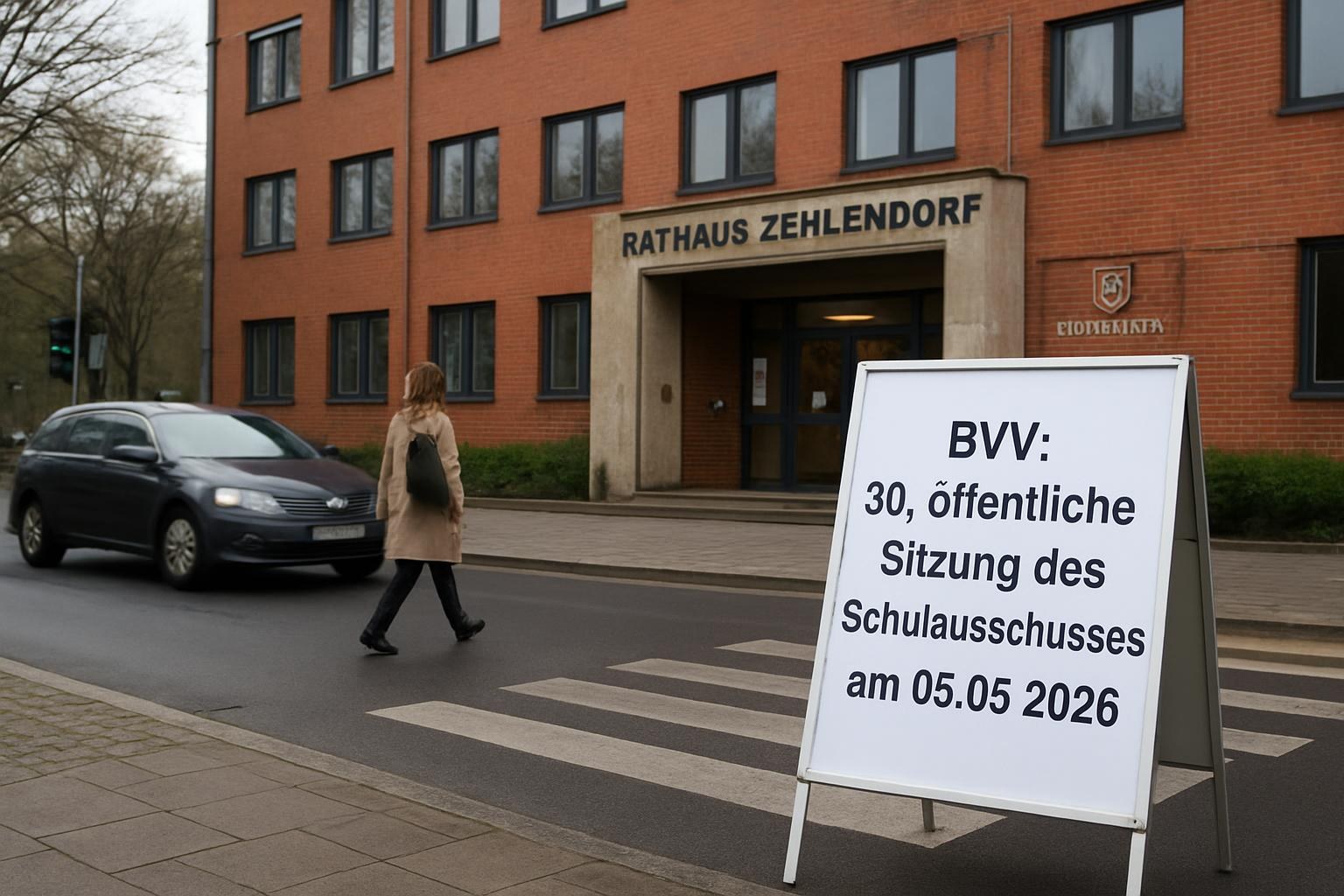 BVV: 30. öffentliche Sitzung des Schulausschusses am 05.05.2026 - Steglitz-Zehlendorf