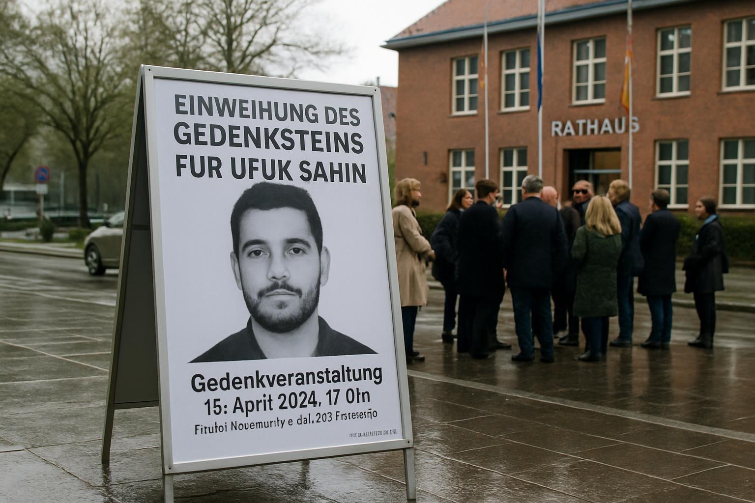 Einweihung des Gedenksteins für Ufuk Şahin in Reinickendorf - Reinickendorf